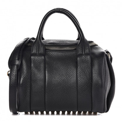 Alexander Wang Pebbled Lambskin Rockie Black Pale Gold Hardware 1 of 9