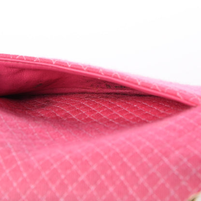 Chanel Jersey Micro Quilted Medium Single Flap Pink 11 of 12
