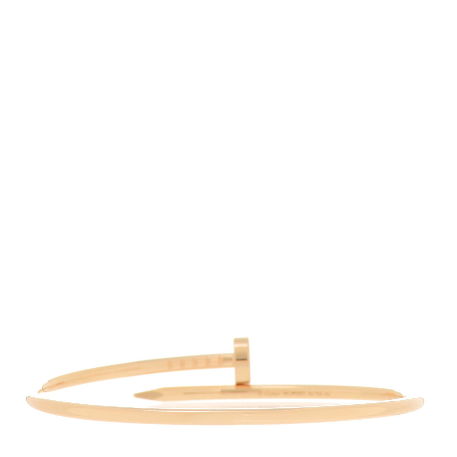 Cartier 18K Yellow Gold Small Juste Un Clou Bracelet 16 3 of 5
