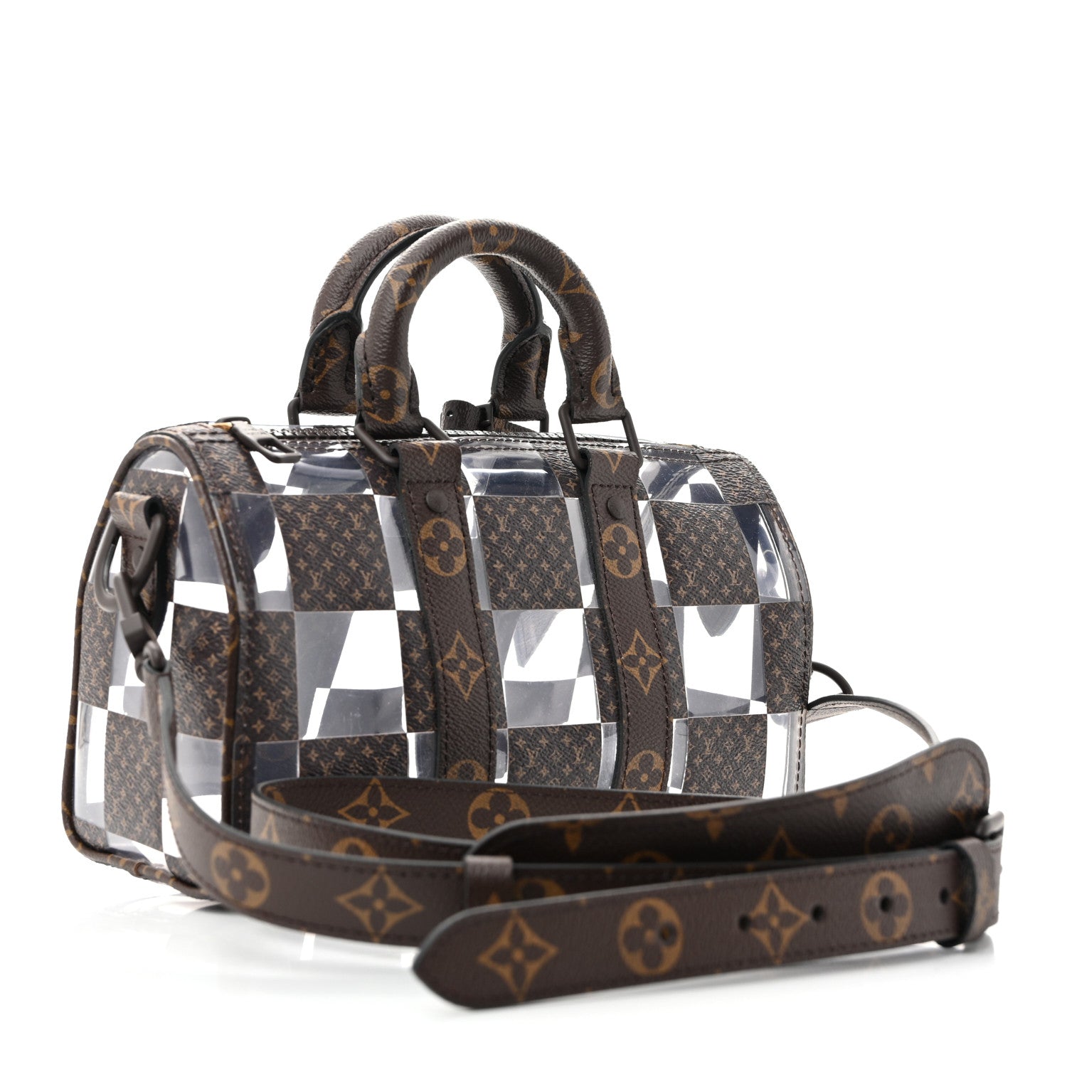 Louis Vuitton PVC Monogram Chess Keepall Bandouliere 25 3 of 13