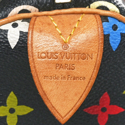 Louis Vuitton Monogram Multicolor Speedy 30 Black 6 of 9