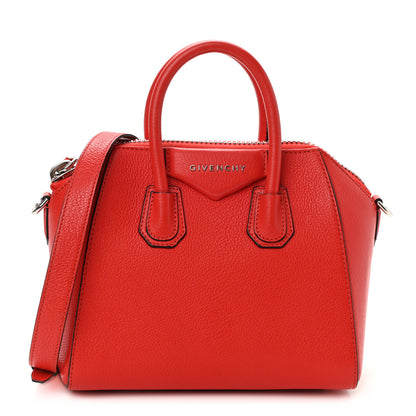 Givenchy Sugar Goatskin Mini Antigona Pop Red 1 of 10