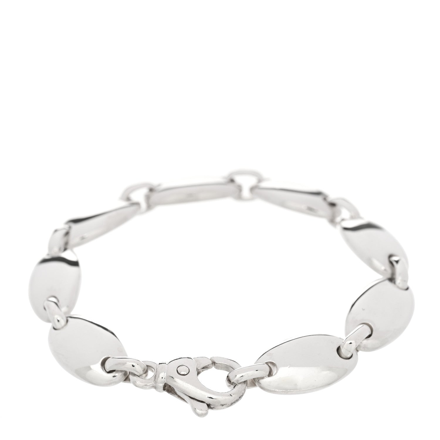 Tiffany Sterling Silver Pebble Link Bracelet 2 of 3