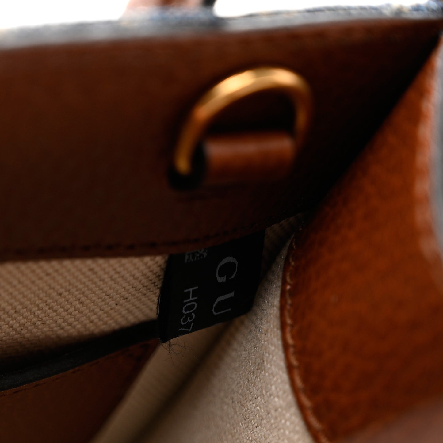 New Denim GG Monogram Dollar Calfskin Mini Retro Interlocking G Tote Bag Blue Tea Cuir Epilog