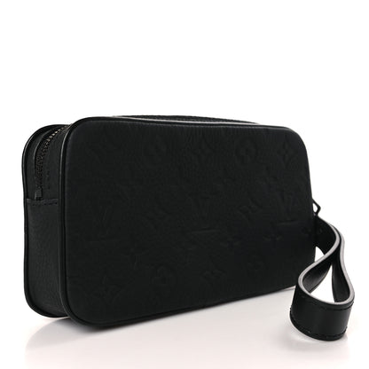 Louis Vuitton Taurillon Monogram Pochette Volga Black 3 of 9