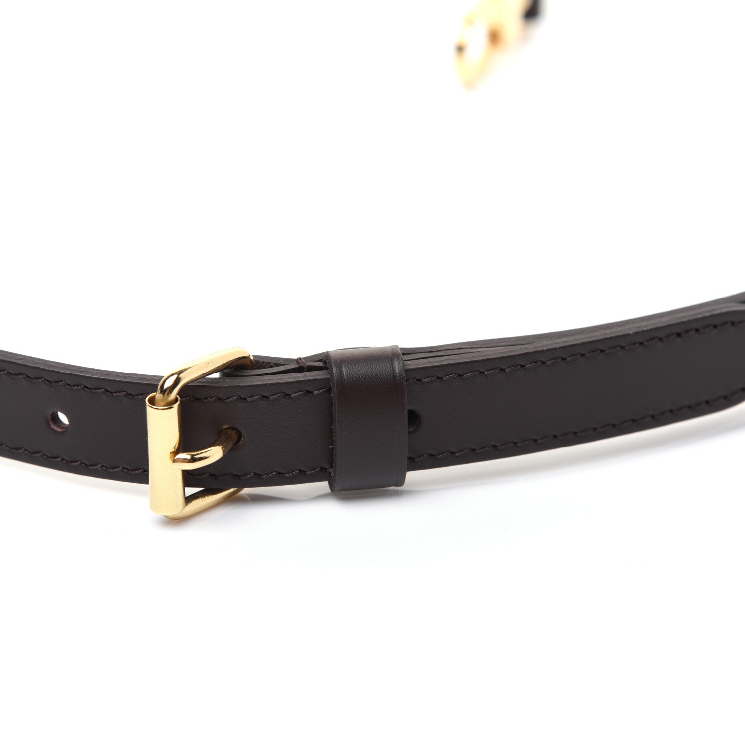 Louis Vuitton Calfskin Adjustable Speedy Bandouliere Shoulder Strap Brown 3 of 8