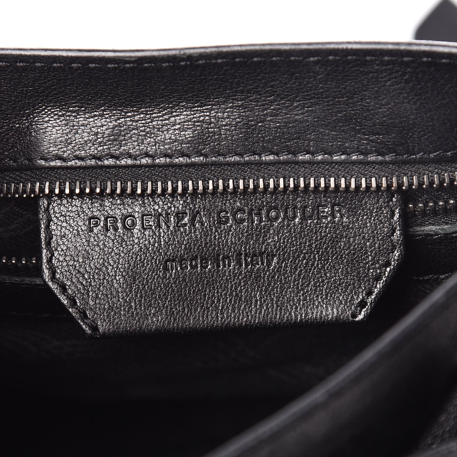 Proenza Schouler Lambskin PS1 Mini Pouch Messenger Black 6 of 27