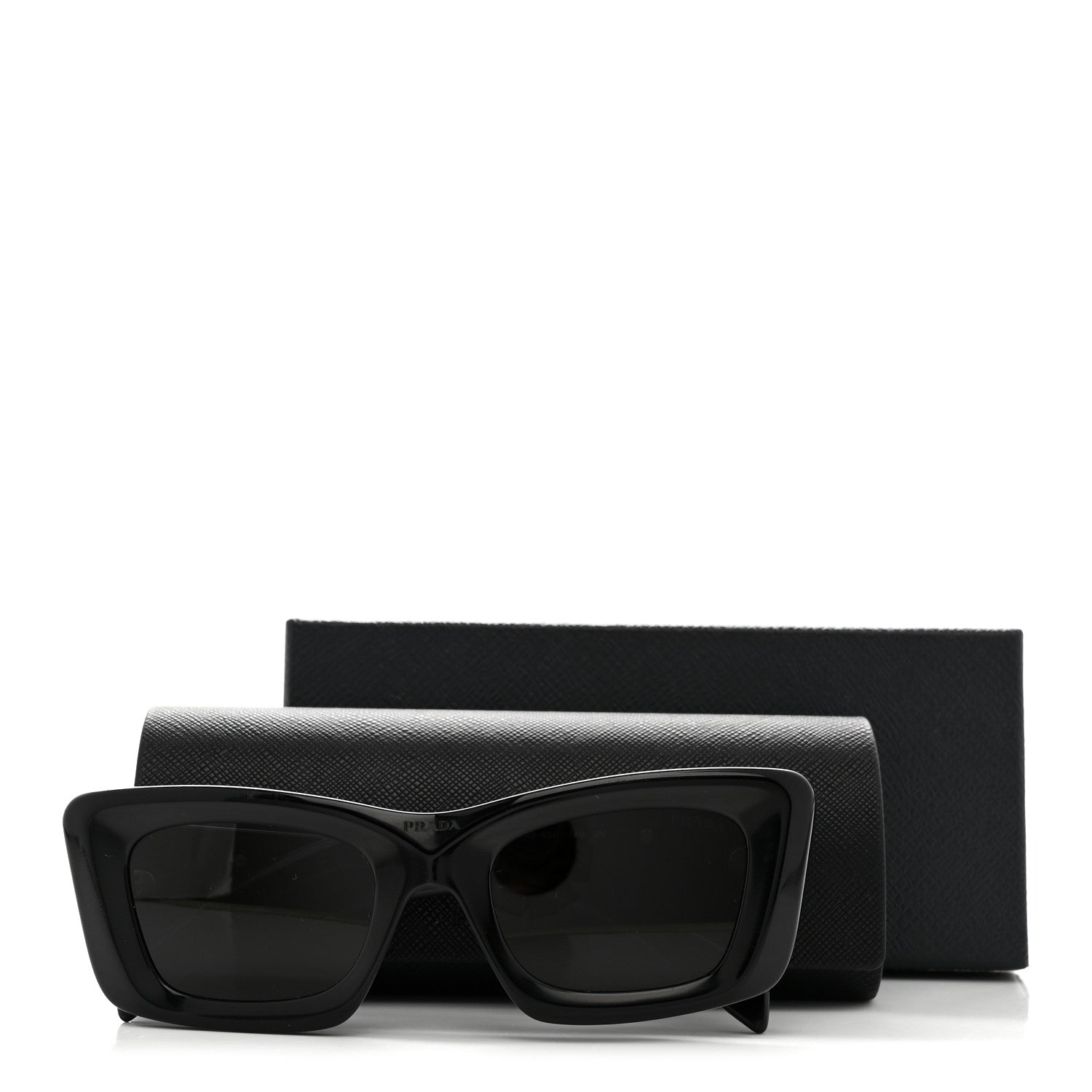 Prada Acetate Symbole Sunglasses SPR 13Z Black 7 of 7