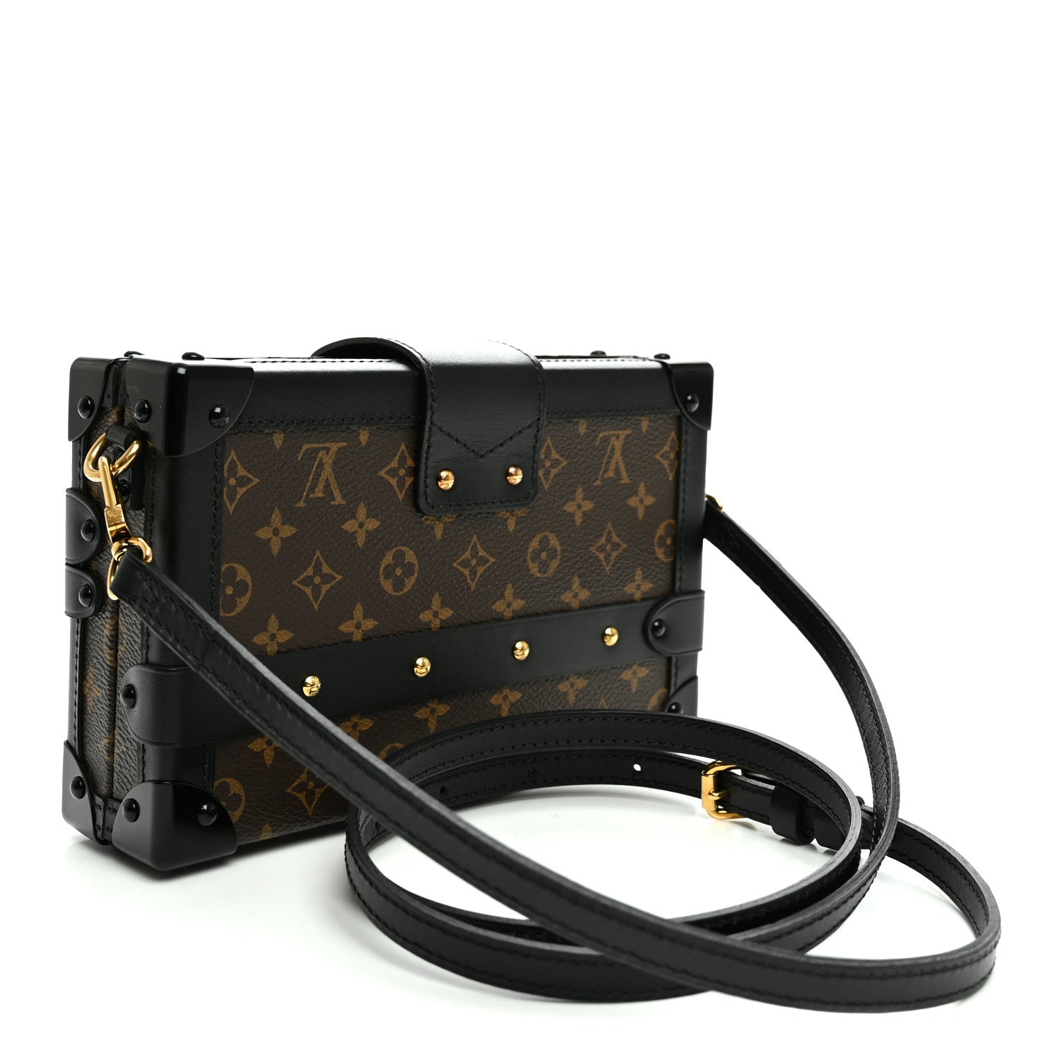 Louis Vuitton Monogram Petite Malle Black 3 of 9