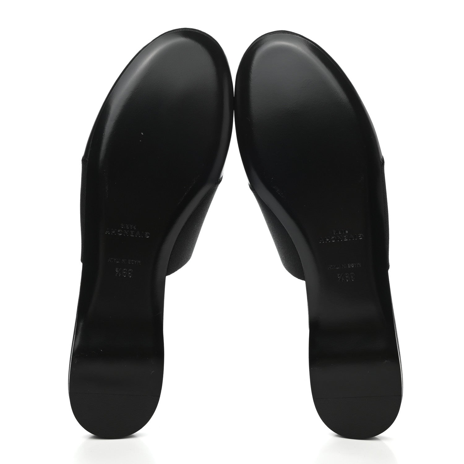 Givenchy Lambskin Bedford Logo Mule Slides 39.5 Black 5 of 7