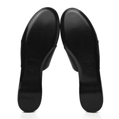 Givenchy Lambskin Bedford Logo Mule Slides 39.5 Black 5 of 7