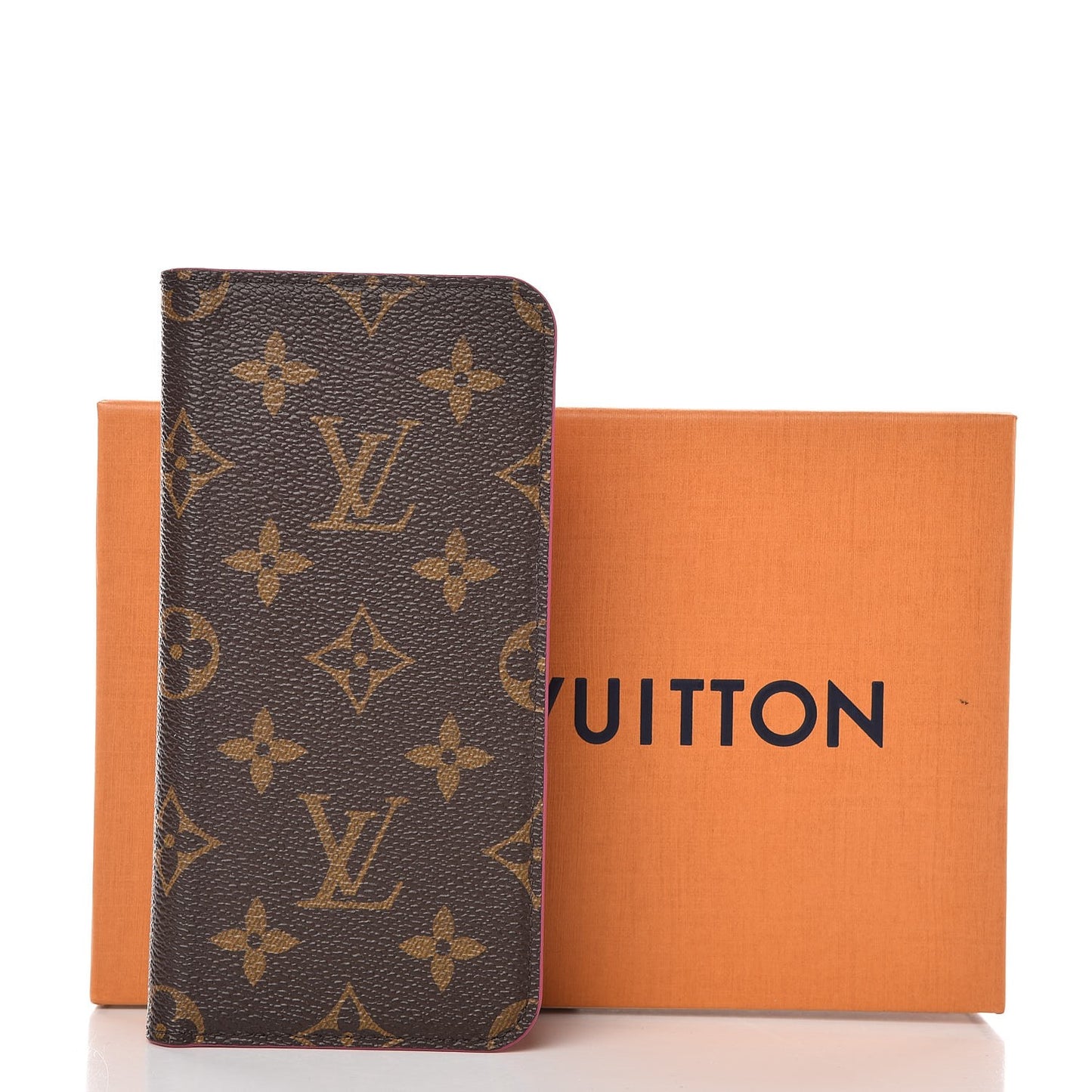 Monogram iPhone 7/8 Plus Folio Case Pink