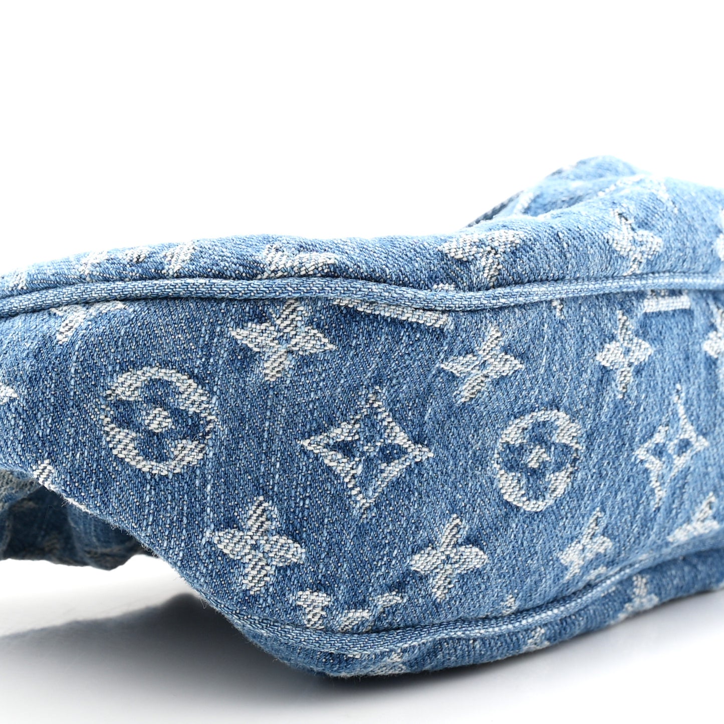 Monogram Denim Pochette Valley Blue