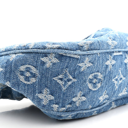 Louis Vuitton Monogram Denim Pochette Valley Blue 4 of 10