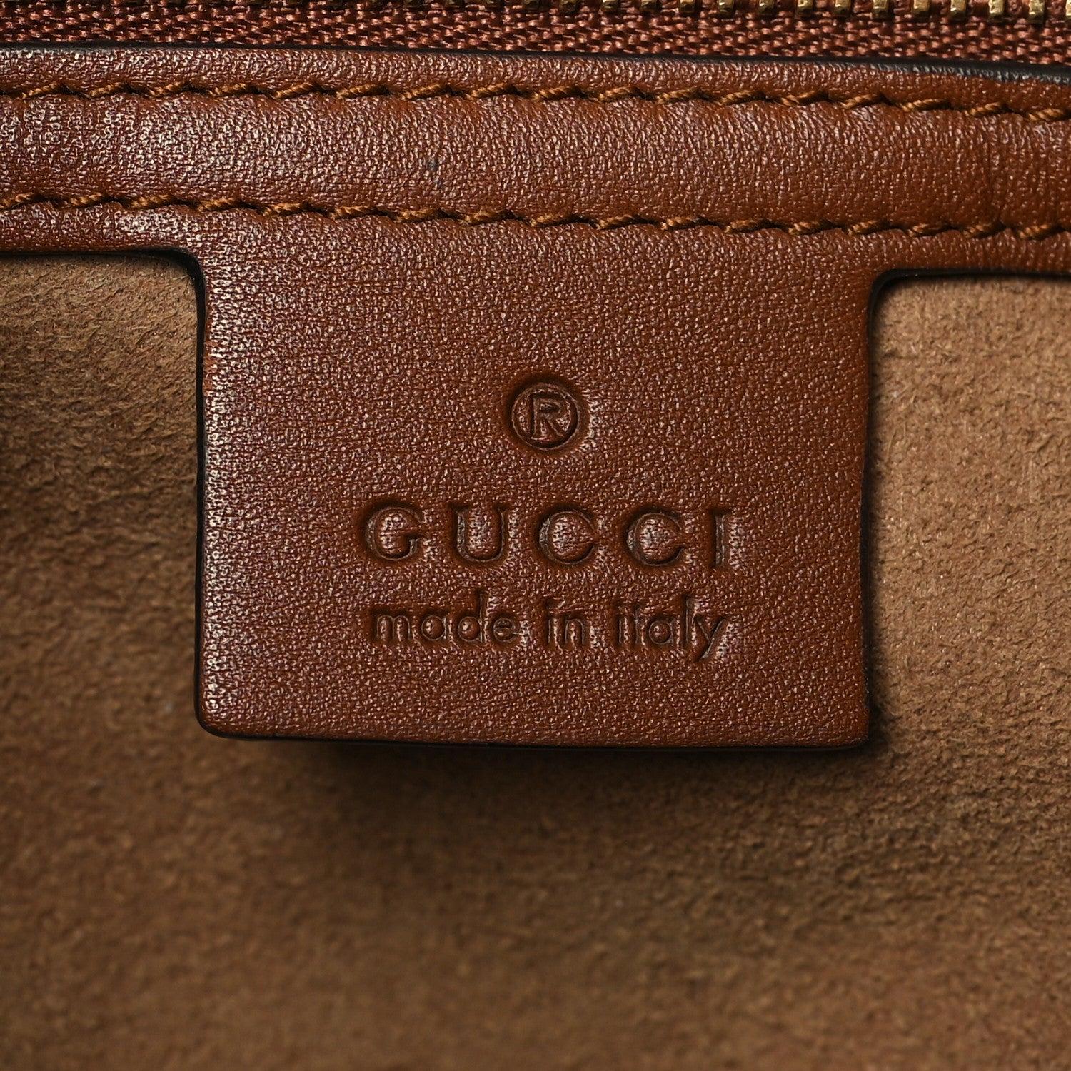 Gucci GG Supreme Monogram Large Linea A Hobo Light Brown 6 of 12
