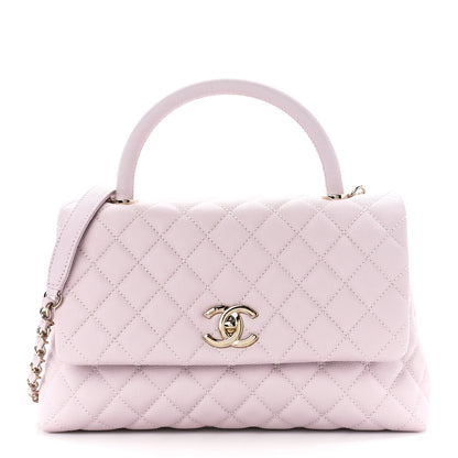 Chanel Caviar Quilted Small Coco Handle Flap Light Pink 1 of 11