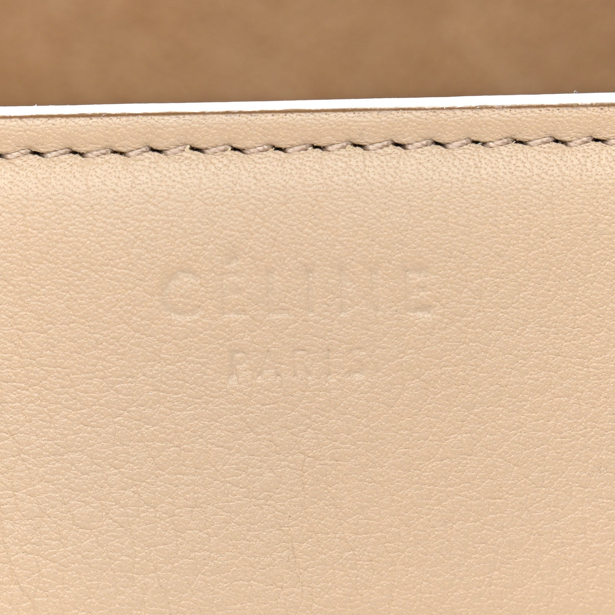 Celine Grained Calfskin Medium Phantom Luggage Dune 6 of 12