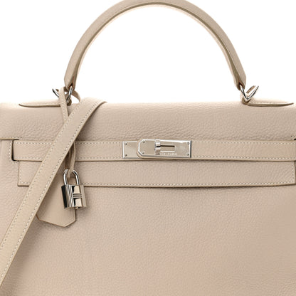 Hermes Togo Verso Kelly Retourne 32 Argile Tabac Camel 8 of 13