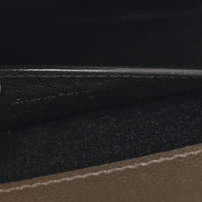 Saint Laurent Grain De Poudre Textured Mixed Matelasse Medium Triquilt Monogram Satchel Vert Fonce 7 of 11