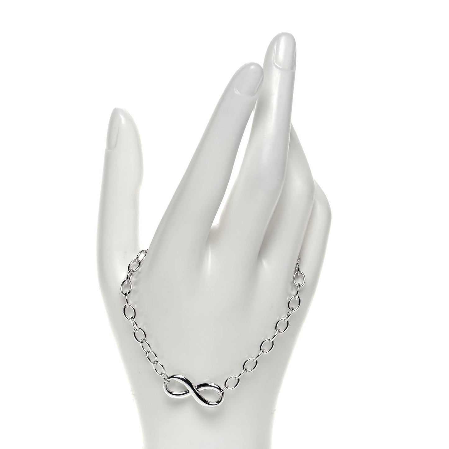Sterling Silver Infinity Chain Bracelet