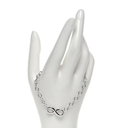 Tiffany Sterling Silver Infinity Chain Bracelet 2 of 5
