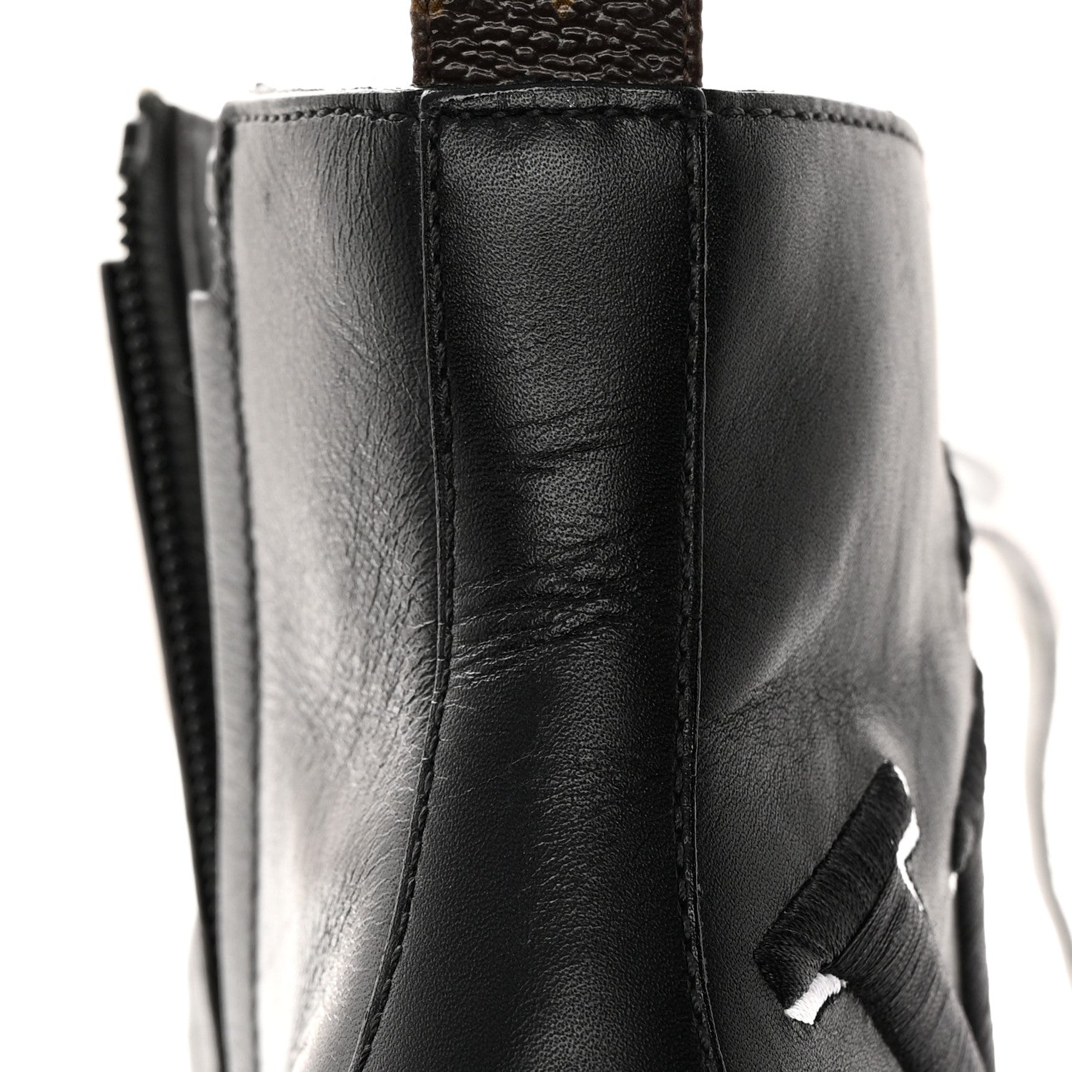 Louis Vuitton LOUIS VUITTON Calfskin Monogram Star Trail Ankle Boots 40.5 Black 14 of 14