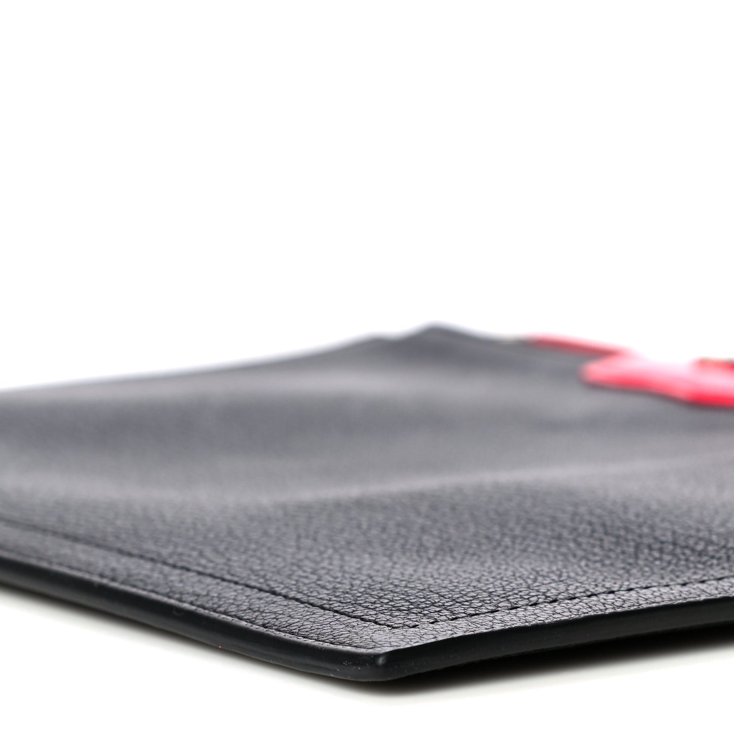 Sugar Goatskin Medium Antigona Pouch Black