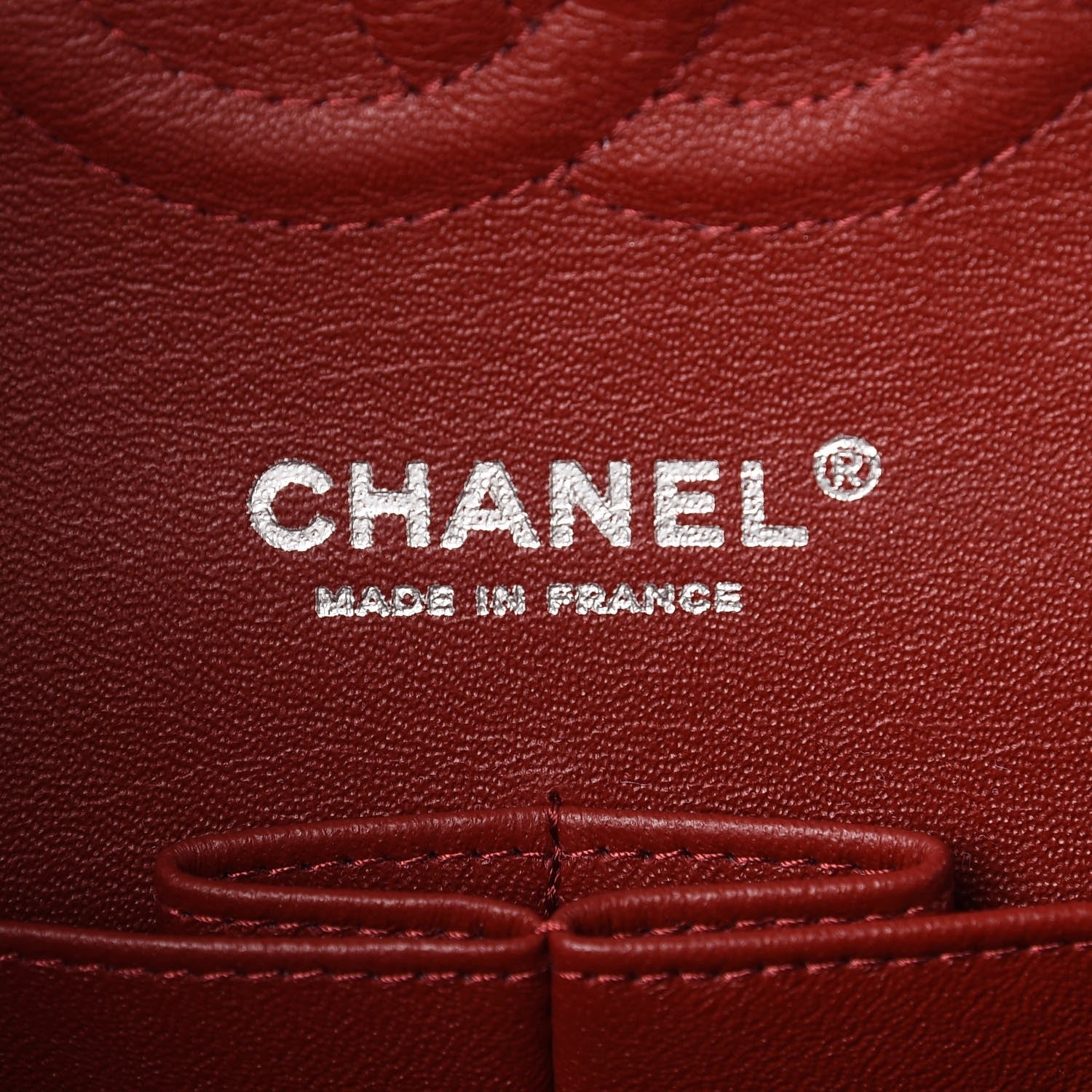 Chanel Lambskin Quilted Medium Double Flap Red 7 of 9