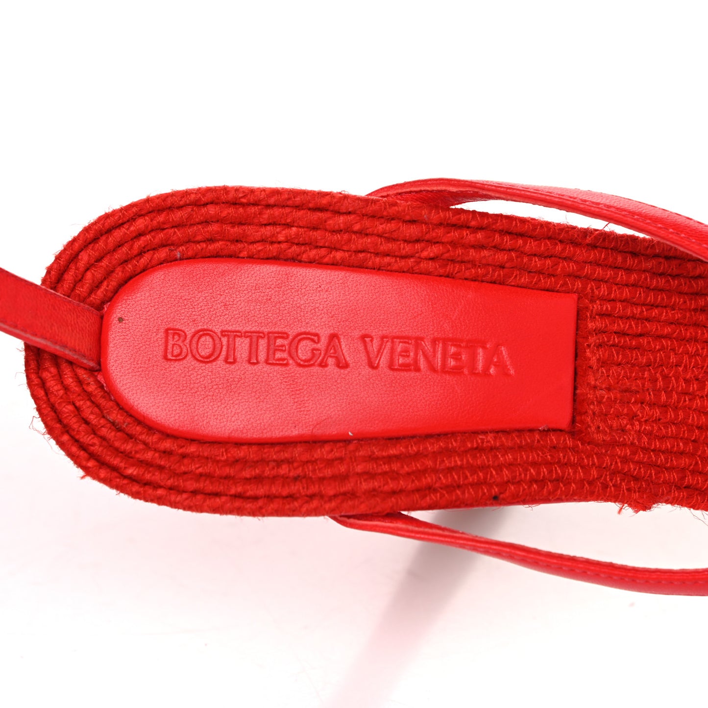 Nappa Rope Stretch Multi Strap 90mm Sandals 39.5 Tomato