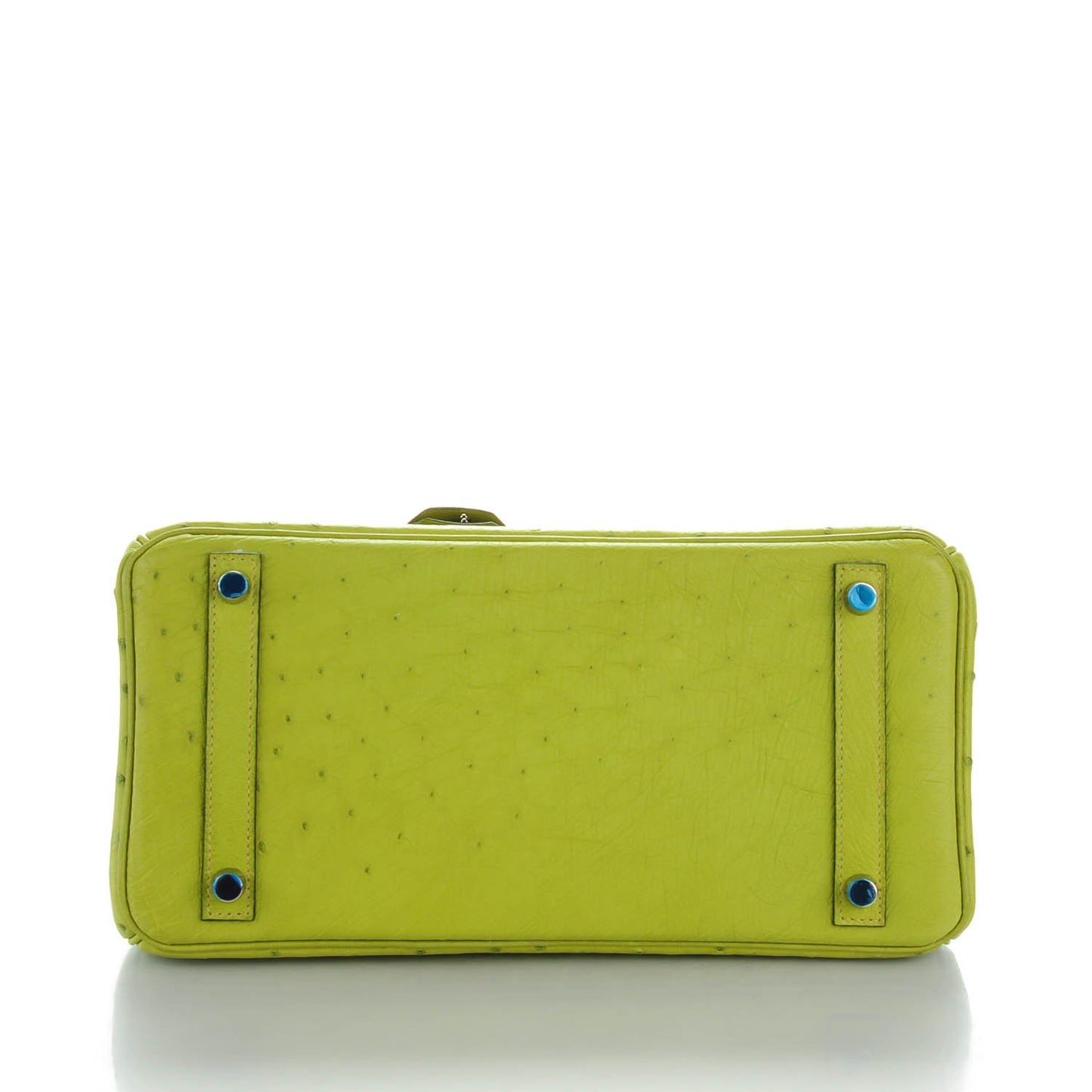 Ostrich Birkin 30 Vert Anis