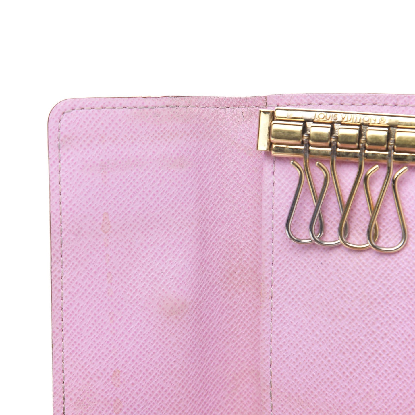Monogram Multicolor Multicles 4 Key Holder White Litchi