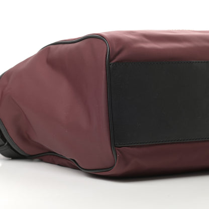 Burberry Nylon Diaper Bag Burgundy 11 of 15
