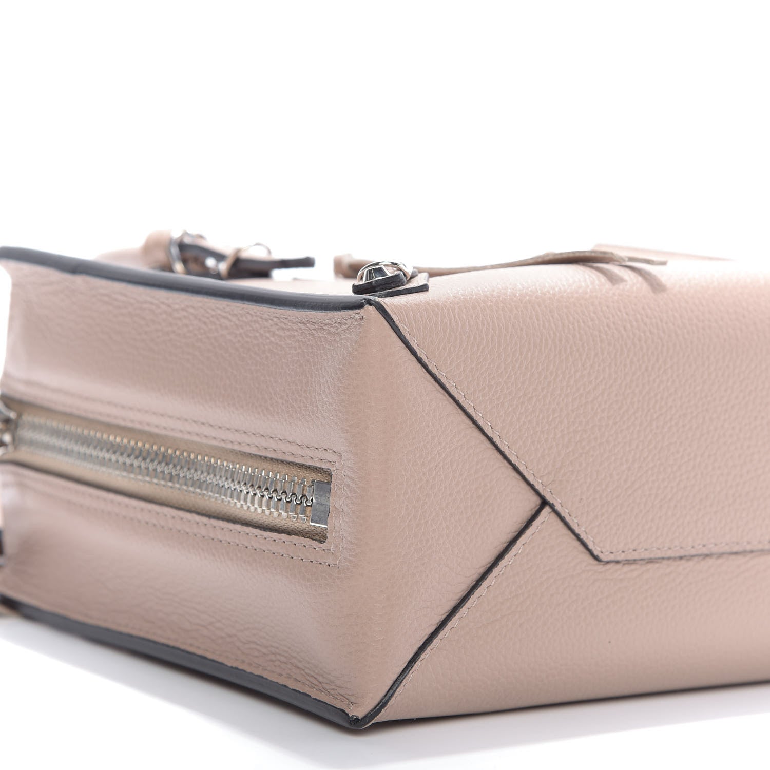 Balenciaga Grained Calfskin Papier Mini A4 Zip Around Tote Beige 7 of 10