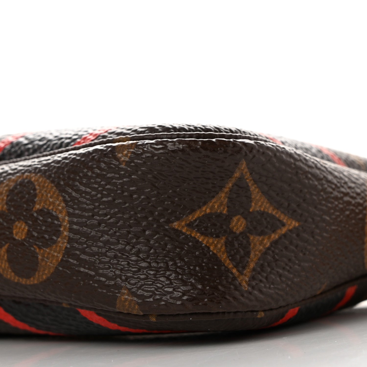 Louis Vuitton Monogram My LV Heritage Mini Pochette Accessories Rouge Black 9 of 10