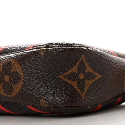 Louis Vuitton Monogram My LV Heritage Mini Pochette Accessories Rouge Black 9 of 10