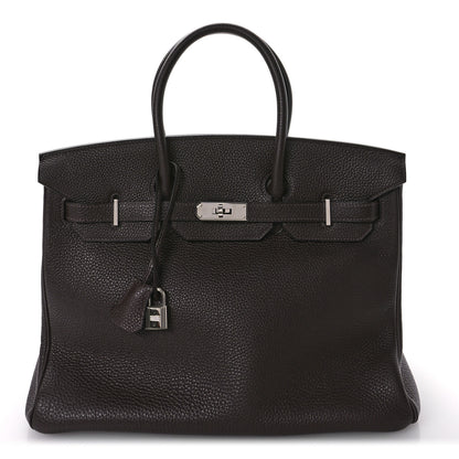 Hermes Togo Birkin 35 Chocolate 1 of 11