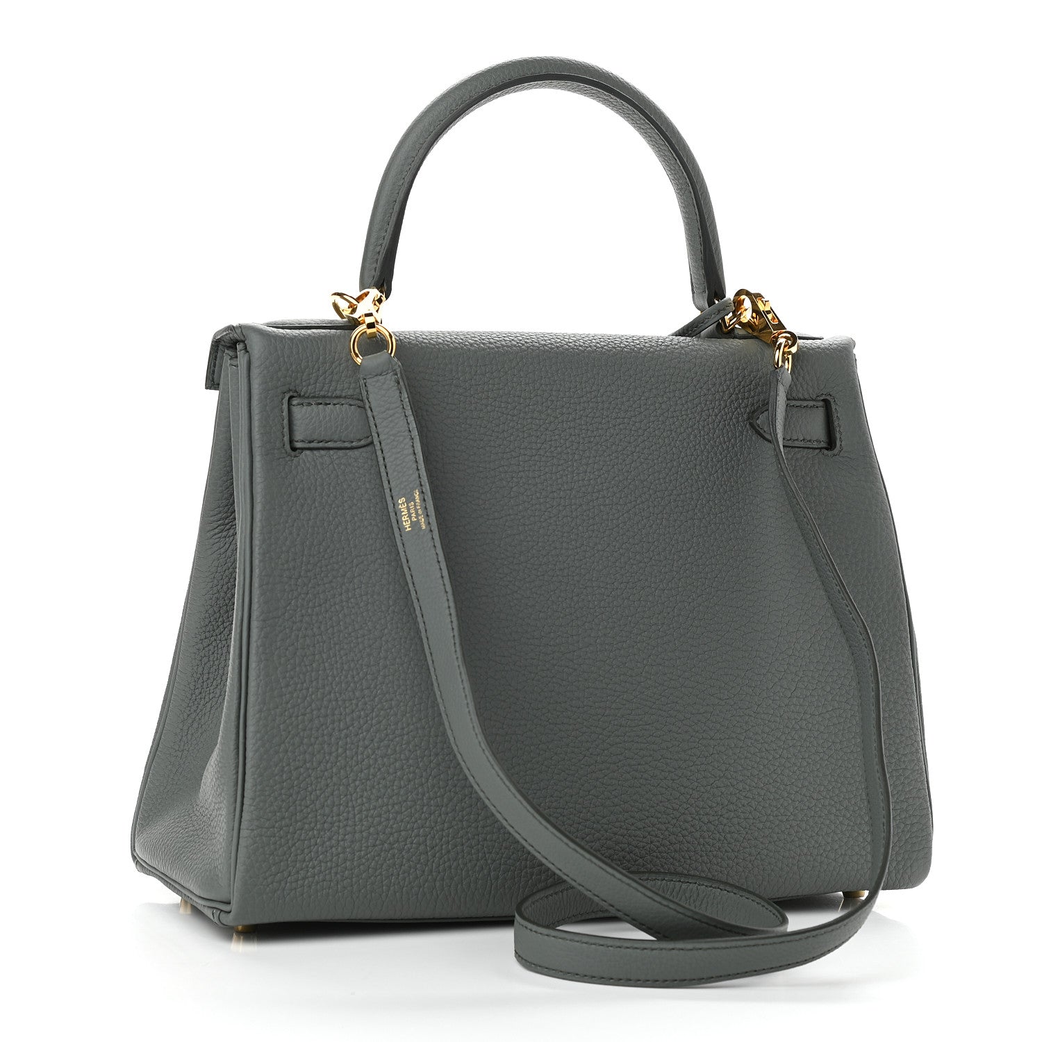 Hermes Togo Kelly Retourne 28 Vert Amande 3 of 11