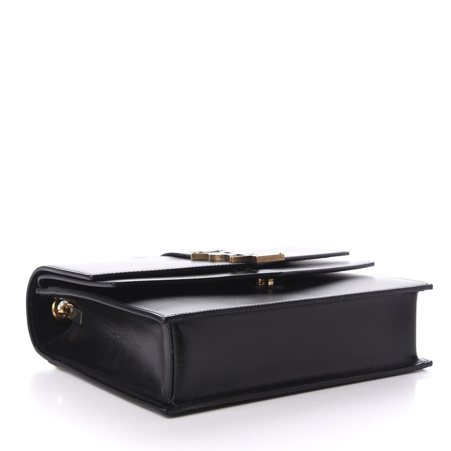 Smooth Calfskin Monogram Medium Sulpice Shoulder Bag Black