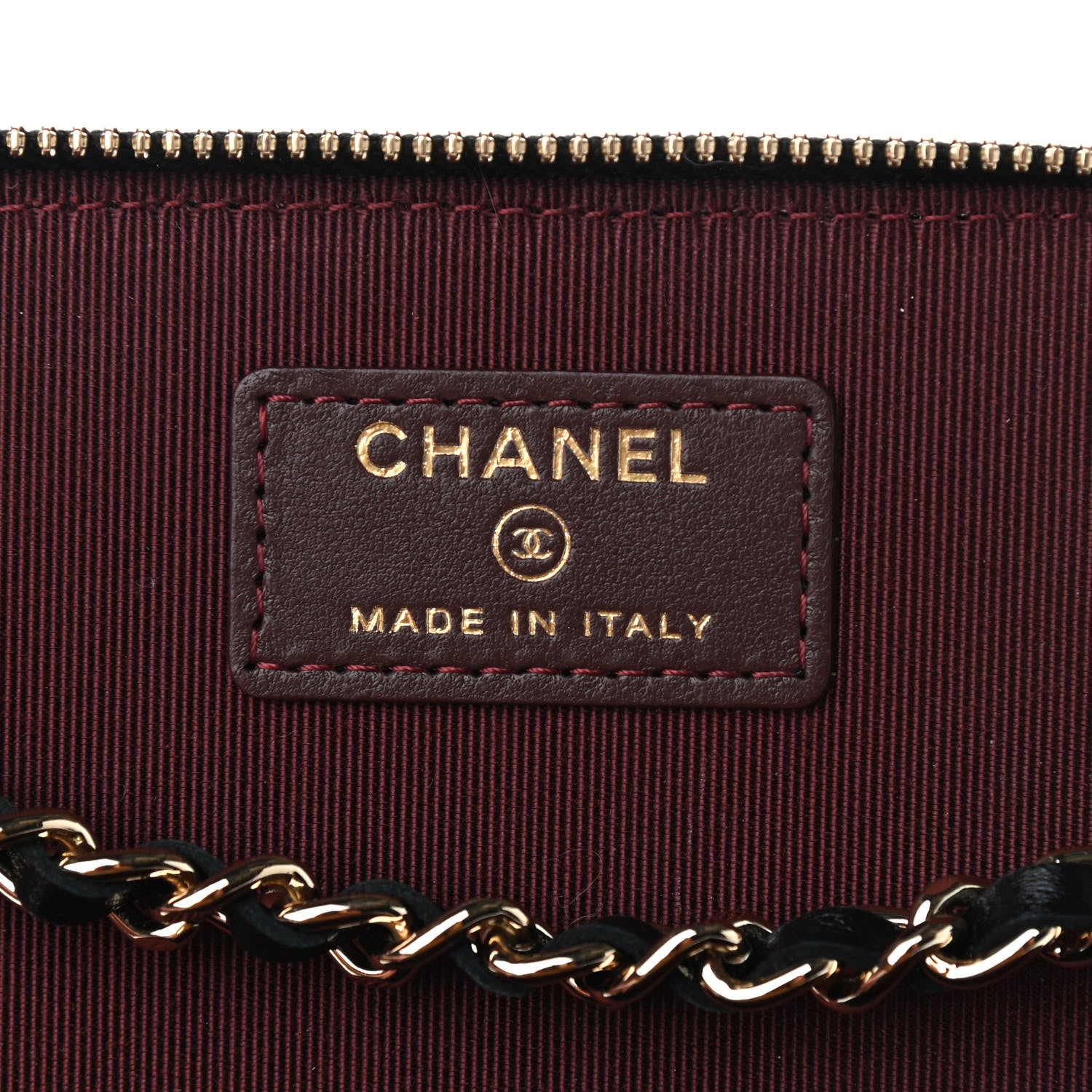 Chanel Lambskin Quilted Small Vanity Case With Chain Black 6 of 9