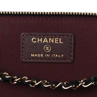 Chanel Lambskin Quilted Small Vanity Case With Chain Black 6 of 9