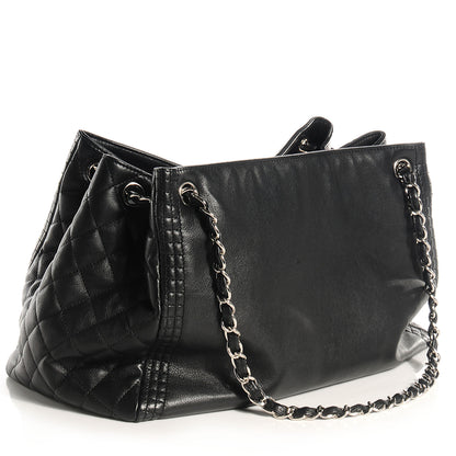 Chanel Calfskin Coco Bengal Open Accordion Tote Black 3 of 7