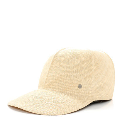 Hermes Panama Straw Mens Riley Cap 58 Naturel 1 of 9