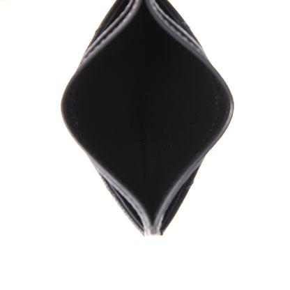 Saint Laurent Grain De Poudre Matelasse Chevron Monogram Credit Card Case Earth 4 of 6