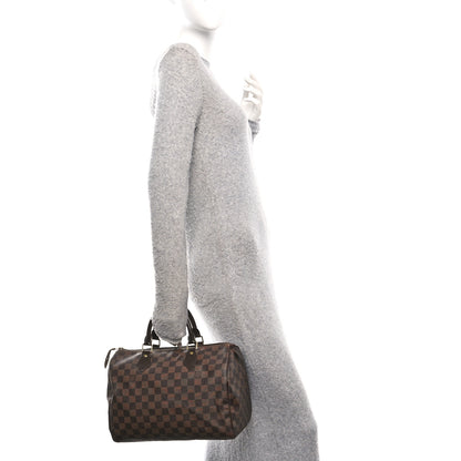 Louis Vuitton Damier Ebene Speedy 30 2 of 12