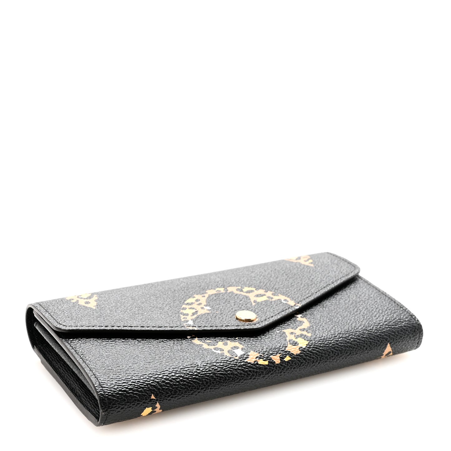 Monogram Giant Jungle Sarah Wallet Black