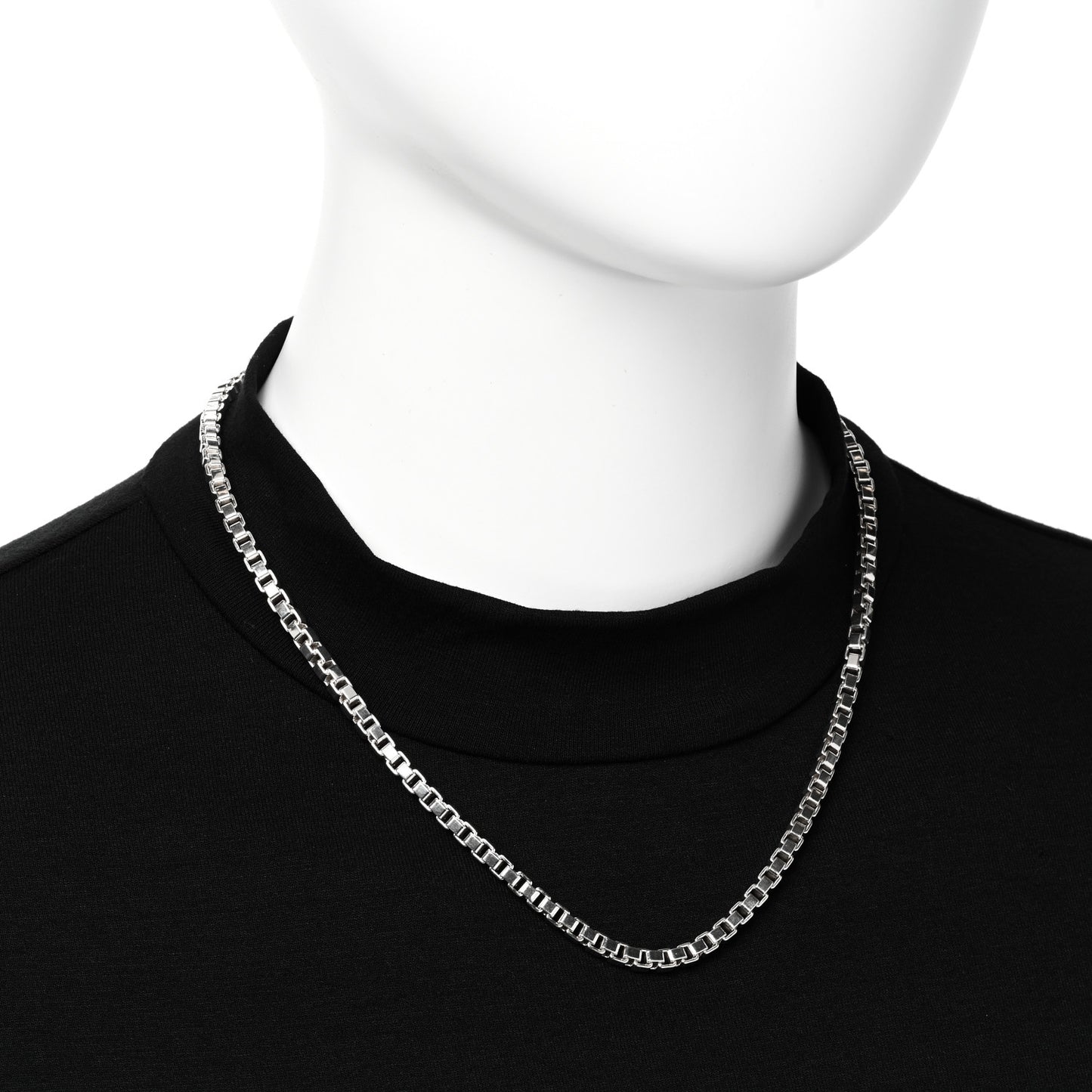 Sterling Silver 4mm Venetian Link Necklace