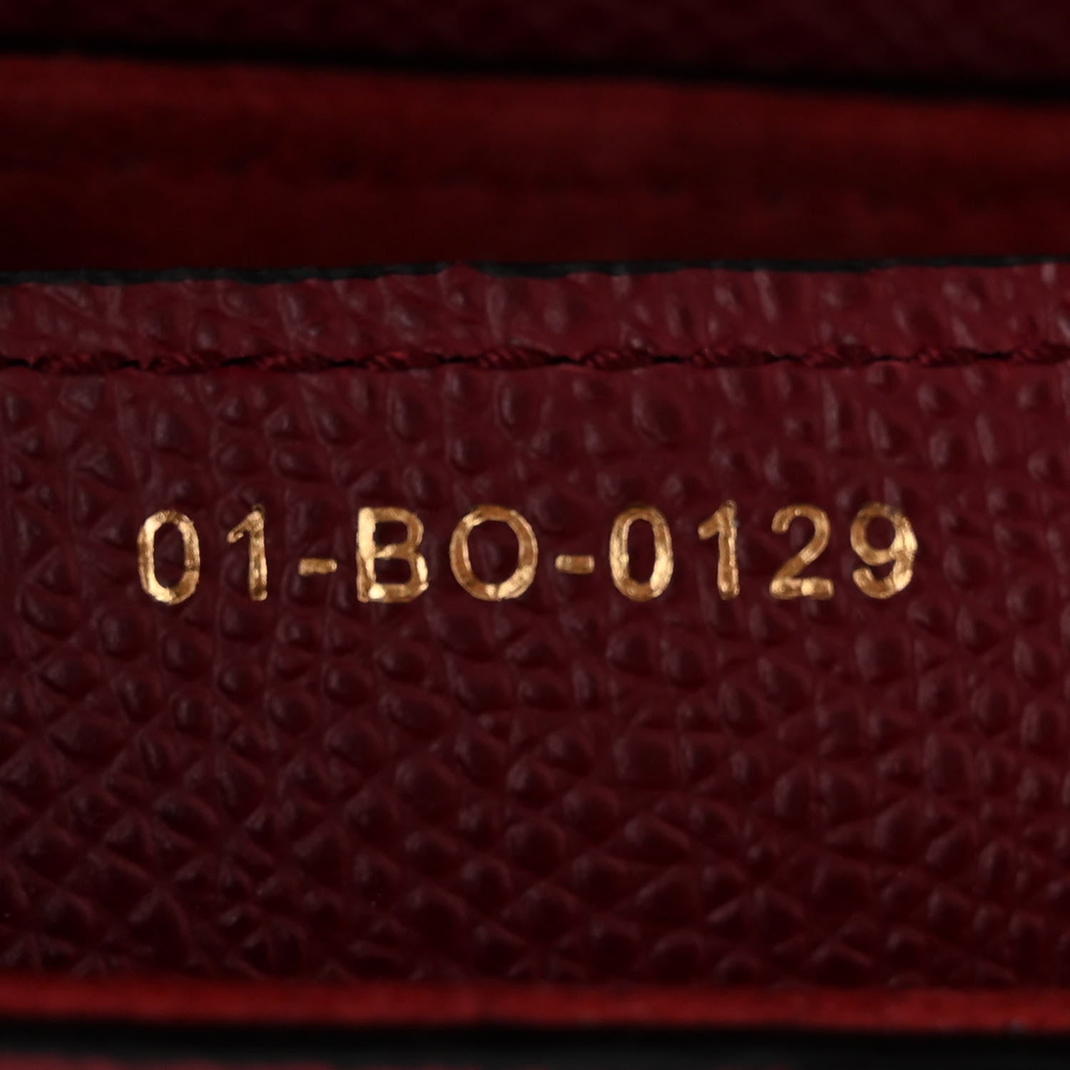 Christian Dior Grained Calfskin Saddle Bag Red 7 of 10