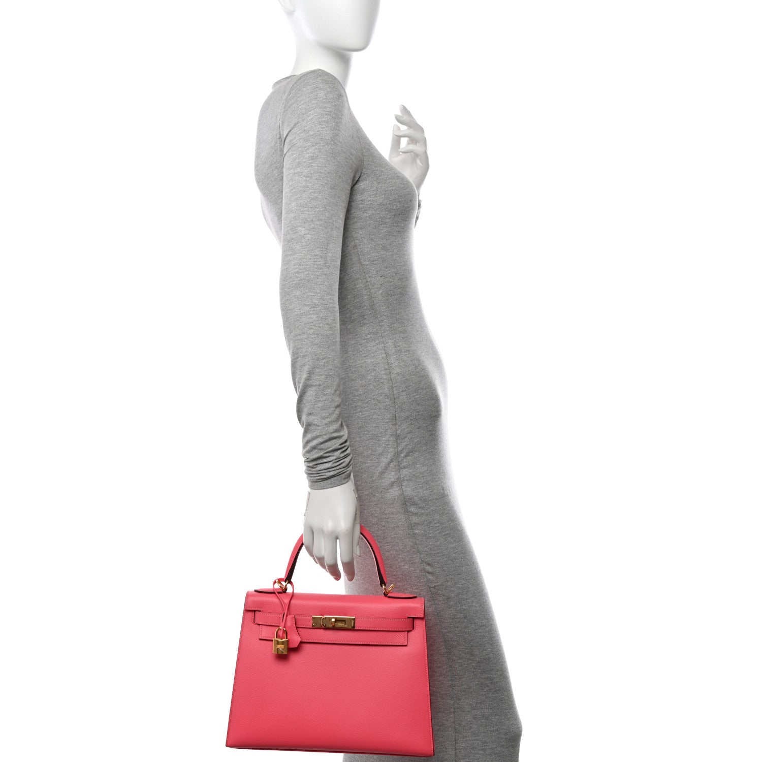 Hermes Epsom Kelly Sellier 28 Rose Azalee 2 of 10