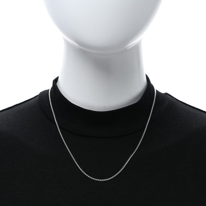 David Yurman Sterling Silver 1.7mm Baby Box Chain Necklace 18" 3 of 4