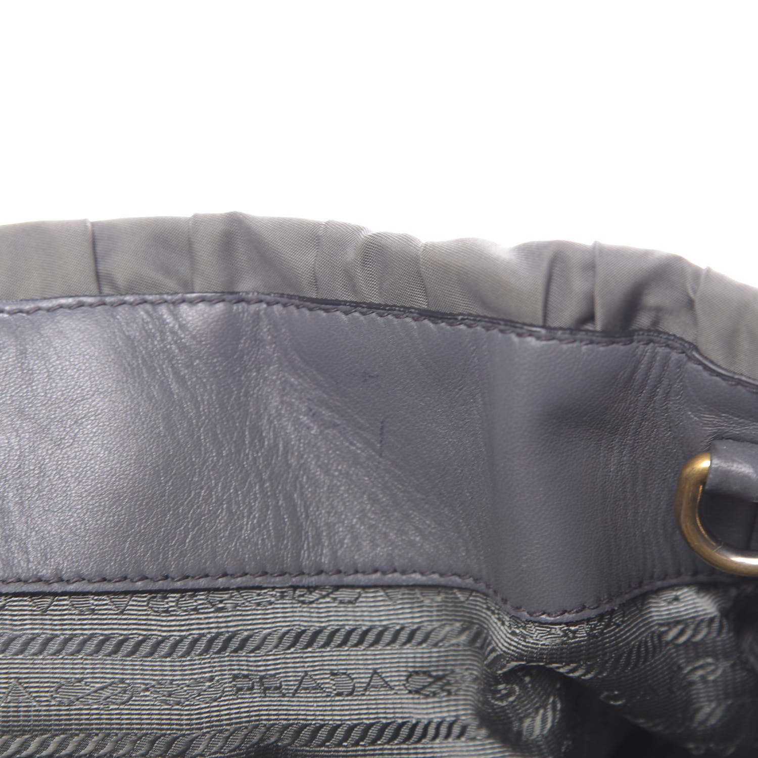 Prada Tessuto Nylon Gaufre Tote Mercurio 9 of 15